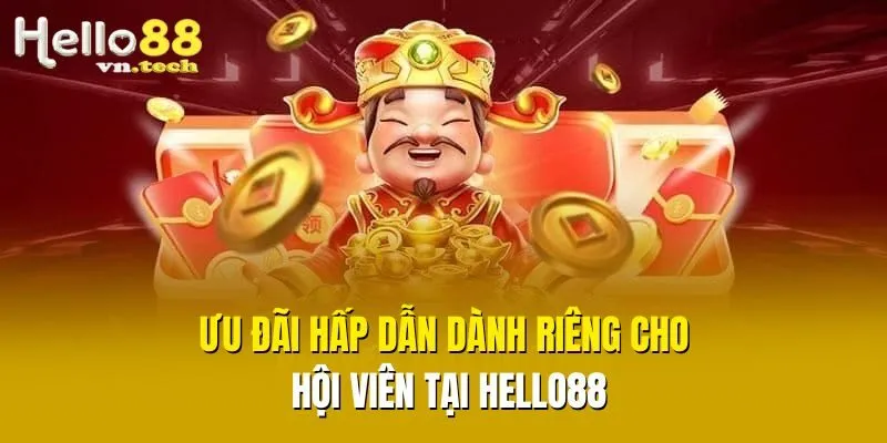 Ưu đãi hấp dẫn dành riêng cho hội viên tại Hello88